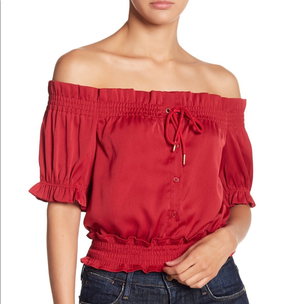 Romeo & Juliet Couture Off Shoulder Top